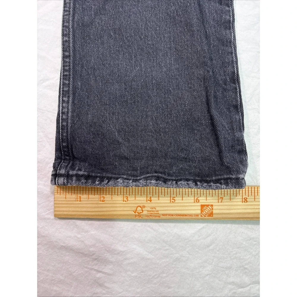 Abercrombie Fitch Jeans Womens 25/0R Black  Baggy Low Rise Denim  Y2K